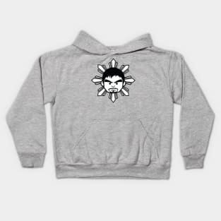 Manny Pacquiao Filipino Rising Sun by AiReal Apparel Kids Hoodie